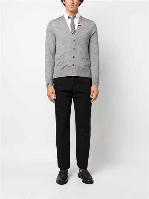 Wool cardigan THOM BROWNE | MKC489AY1014055